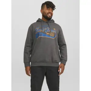 Hoodie in großer Größe Jack & Jones Logo image-1