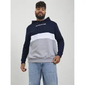 Camisola com capuz grande Jack & Jones Jjereid Blocking image-1