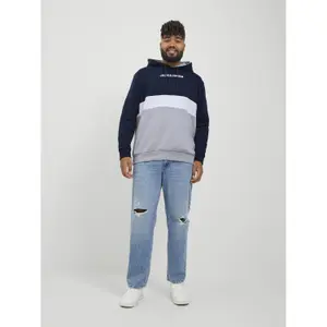 Camisola com capuz grande Jack & Jones Jjereid Blocking image-3