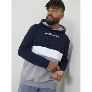Camisola com capuz grande Jack & Jones Jjereid Blocking image-2