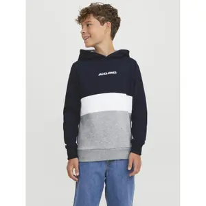Kinder-Hoodie Jack & Jones Jjereid Blocking image-2