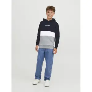 Kinder-Hoodie Jack & Jones Jjereid Blocking image-1