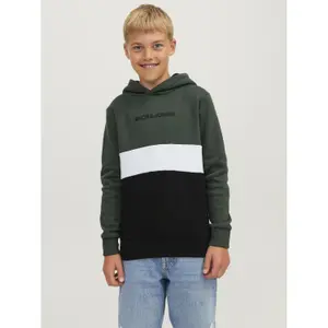 Kinder-Hoodie Jack & Jones Jjereid Blocking image-1