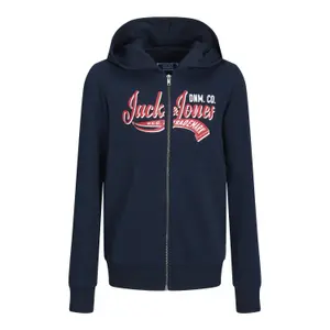 Hooded sweatshirt with zipper Jack & Jones Logo 2 Col image-0