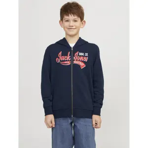 Hooded sweatshirt with zipper Jack & Jones Logo 2 Col image-1