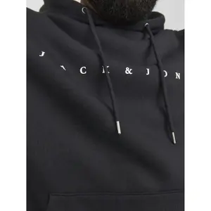 Hooded sweatshirt large size Jack & Jones Jjestar image-4