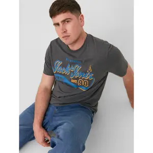 Large round-neck T-shirt Jack & Jones Logo 2 image-3