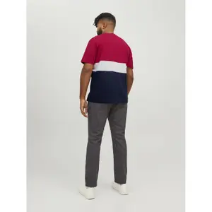 T-shirt large size Jack & Jones Reid Blocking image-4