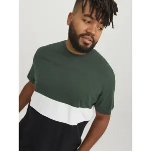 Camiseta grande Jack & Jones Reid Blocking image-4
