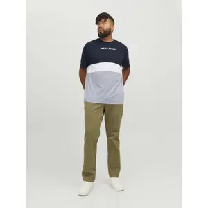 T-shirt grande Jack & Jones Reid Blocking image-1