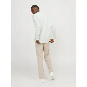 Long-sleeved linen-blend shirt Jack & Jones Summer image-3