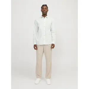 Long-sleeved linen-blend shirt Jack & Jones Summer image-2