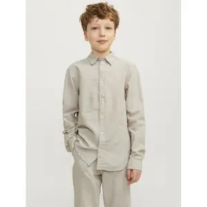 Long sleeve linen shirt child Jack & Jones image-1