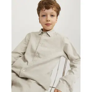 Long sleeve linen shirt child Jack & Jones image-4