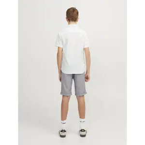 Mixed linen shirt child Jack & Jones image-4