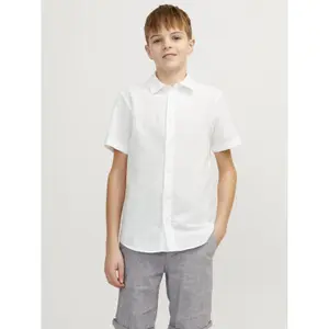 Mixed linen shirt child Jack & Jones image-1