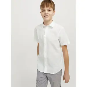 Mixed linen shirt child Jack & Jones image-2