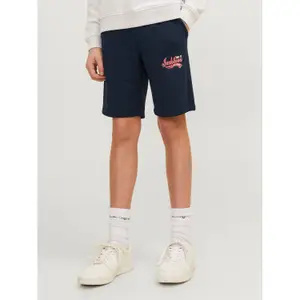 Children's fleece shorts Jack & Jones Logo image-1
