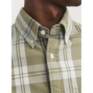 Chemise manches longues Jack & Jones Brook Slub Check image-4