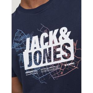 T-Shirt Jack & Jones Map Logo image-5