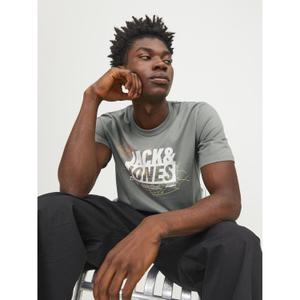 T-Shirt Jack & Jones Map Logo image-4