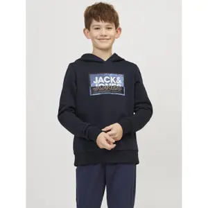 Printed hooded sweatshirt for kids Jack & Jones Logan image-1