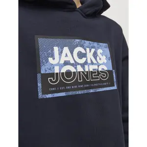 Printed hooded sweatshirt for kids Jack & Jones Logan image-4