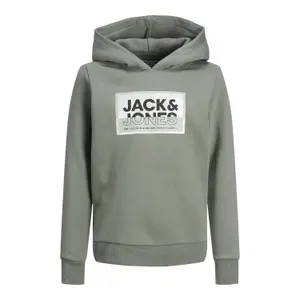 Printed hooded sweatshirt for kids Jack & Jones Logan image-0