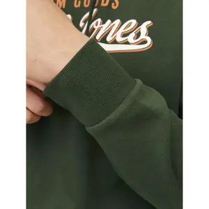 Sweatshirt à capuche 2 col avec logo Jack & Jones image-6