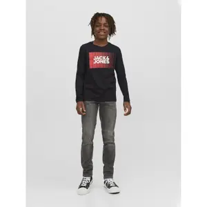 T-shirt round neck long sleeves child Jack & Jones Corp Logo Play image-2