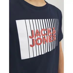 T-shirt col rond enfant Jack & Jones Corp Logo Play image-4