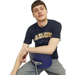 Camiseta de cuello redondo Jack & Jones Ecaleb Varsity image-4