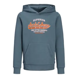 Hooded sweatshirt with children's logo collar Jack & Jones image-0