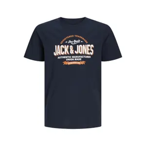 2-neck logo T-shirt for kids Jack & Jones image-0