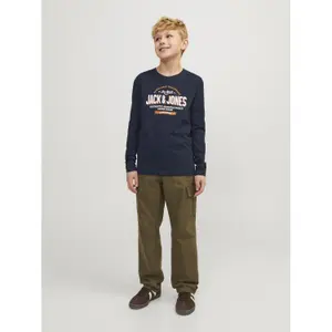Long-sleeved T-shirt with children's logo Jack & Jones image-3