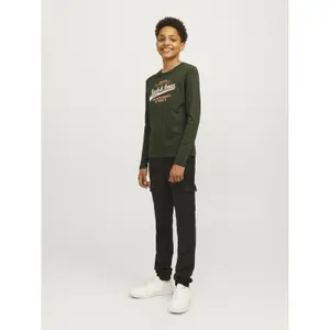 Long-sleeved T-shirt with children's logo Jack & Jones image-3