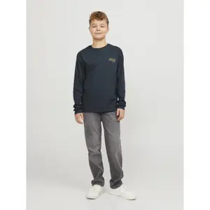 Children's loose-fitting long-sleeved T-shirt Jack & Jones Collect EDT image-2