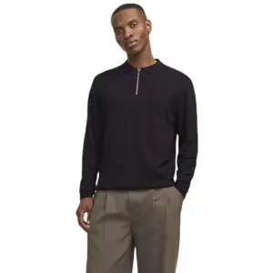 Langærmet strikket poloshirt Jack & Jones Emil image-2