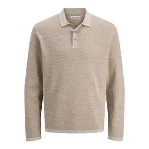 Polo met lange mouwen van tricot Jack & Jones George SN image-0