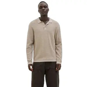 Polo met lange mouwen van tricot Jack & Jones George SN image-1