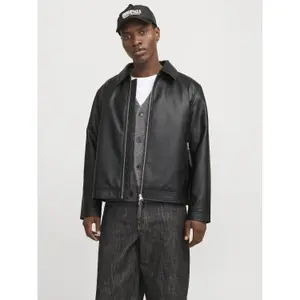 Giacca in pelle PU Jack & Jones Austin Styd image-1