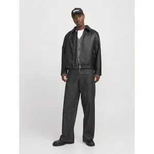 Giacca in pelle PU Jack & Jones Austin Styd image-2
