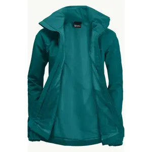 Casaco à prova de água para mulheres Jack Wolfskin Stormy Point 2L image-2