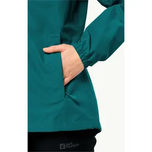 Casaco à prova de água para mulheres Jack Wolfskin Stormy Point 2L image-4