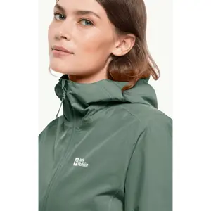 Women's waterproof jacket Jack Wolfskin Pack &Amp; Go Shell image-3