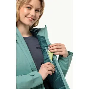Chaqueta impermeable para mujer Jack Wolfskin Wisper Ins image-2