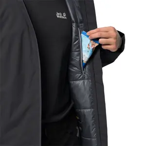 Hooded jacket Jack Wolfskin argon storm image-3