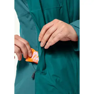 Wasserdichte Jacke große Größe Frau Jack Wolfskin Eagle Peak 2L image-3