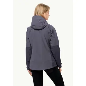 Wasserdichte Jacke große Größe Frau Jack Wolfskin Eagle Peak 2L image-0