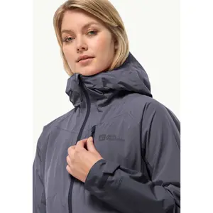 Wasserdichte Jacke große Größe Frau Jack Wolfskin Eagle Peak 2L image-1